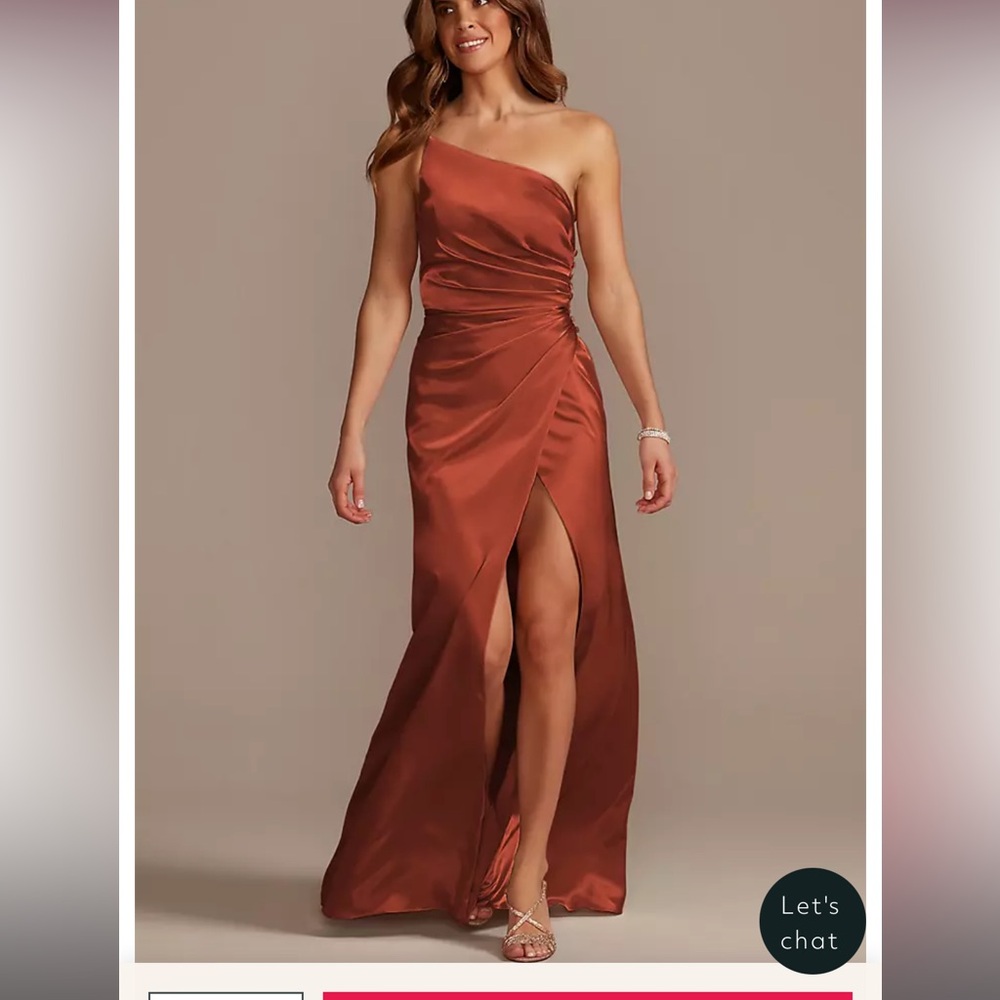 Formal dress NWT from David’s Bridal. Color is Cinnamon